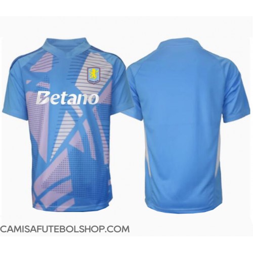 Camisa de time de futebol Aston Villa Goleiro Replicas 3º Equipamento 2024-25 Manga Curta